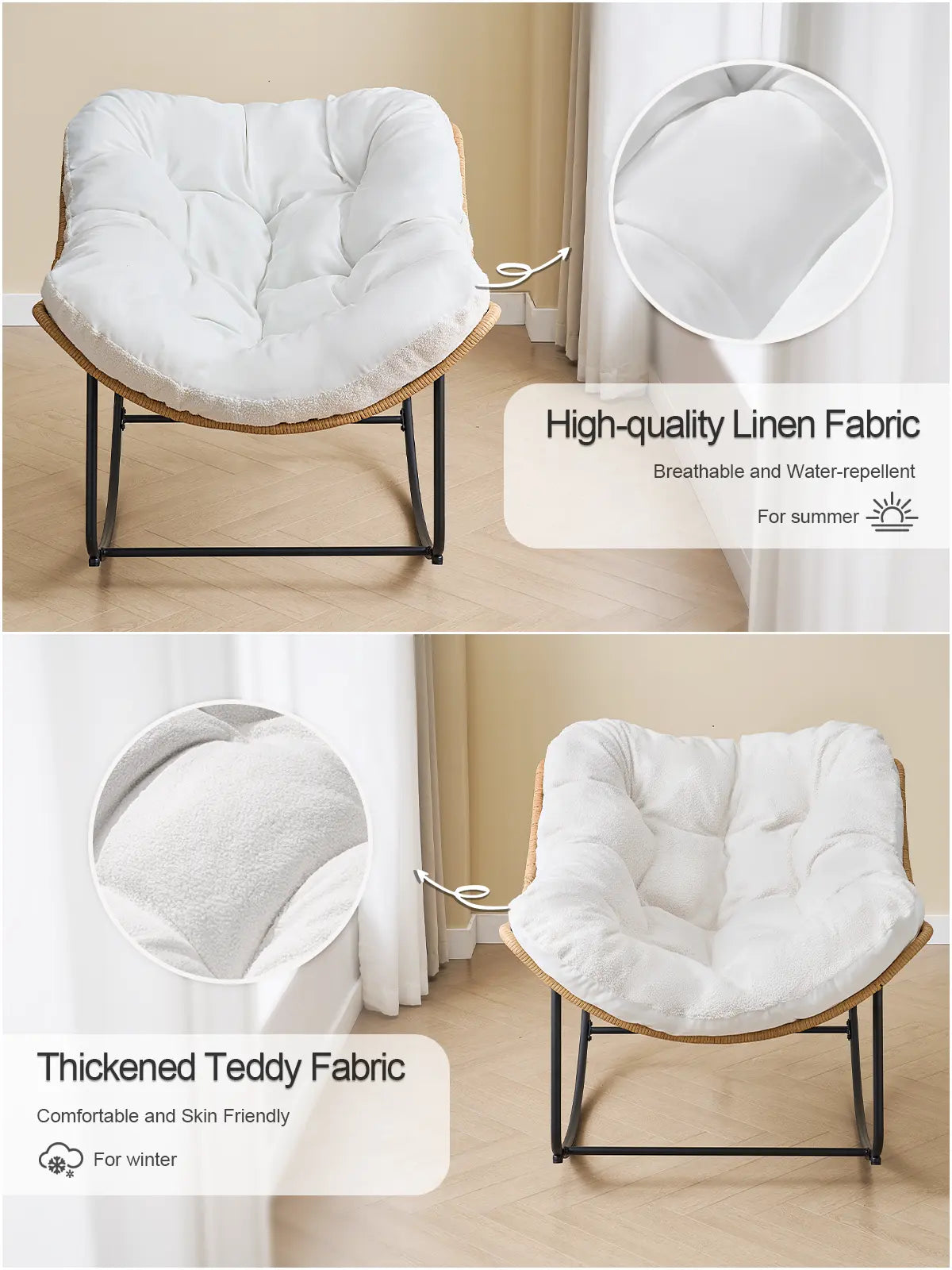 The Riviera Oversized Rocking Chair