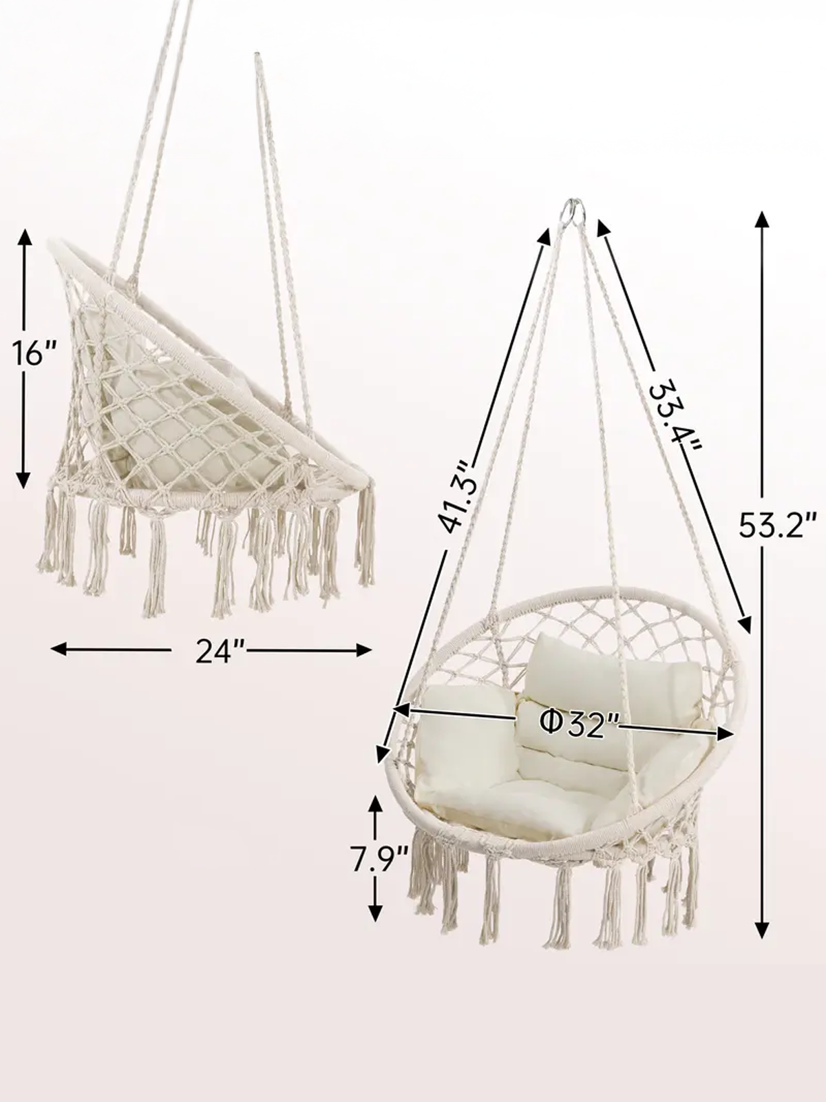 Bohemian Hanging Swing Chair