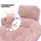 Foldable Saucer Chair with Headrest