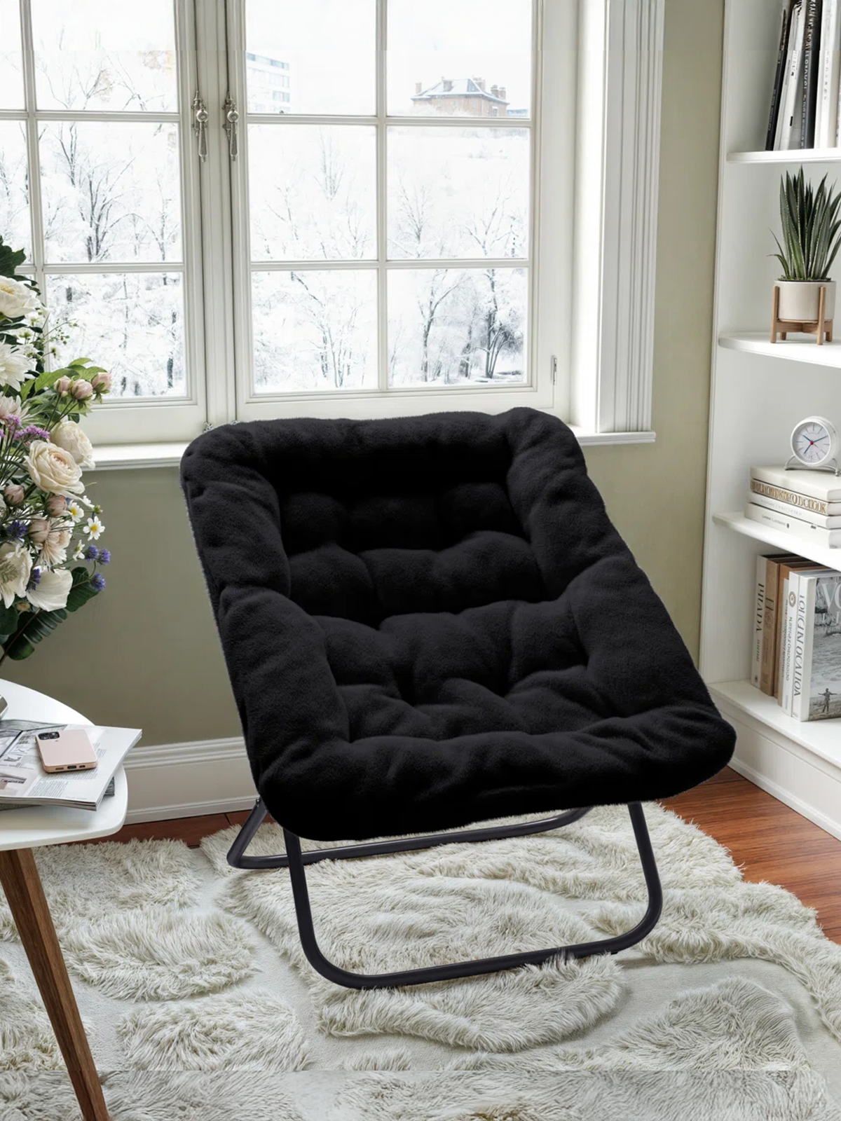 Folding Oversized Saucer Chair