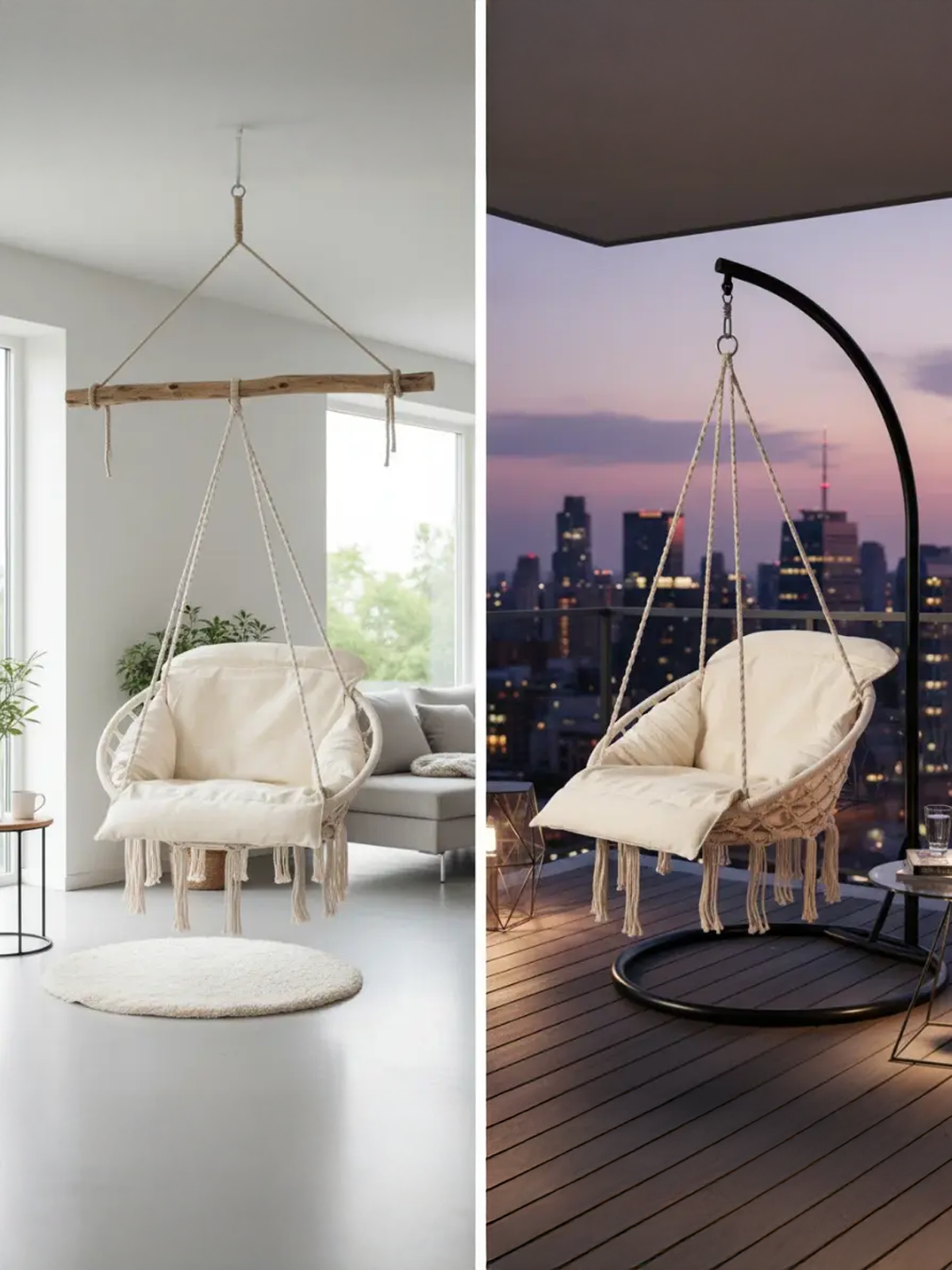 Macrame Single Hammock Hanging Chair
