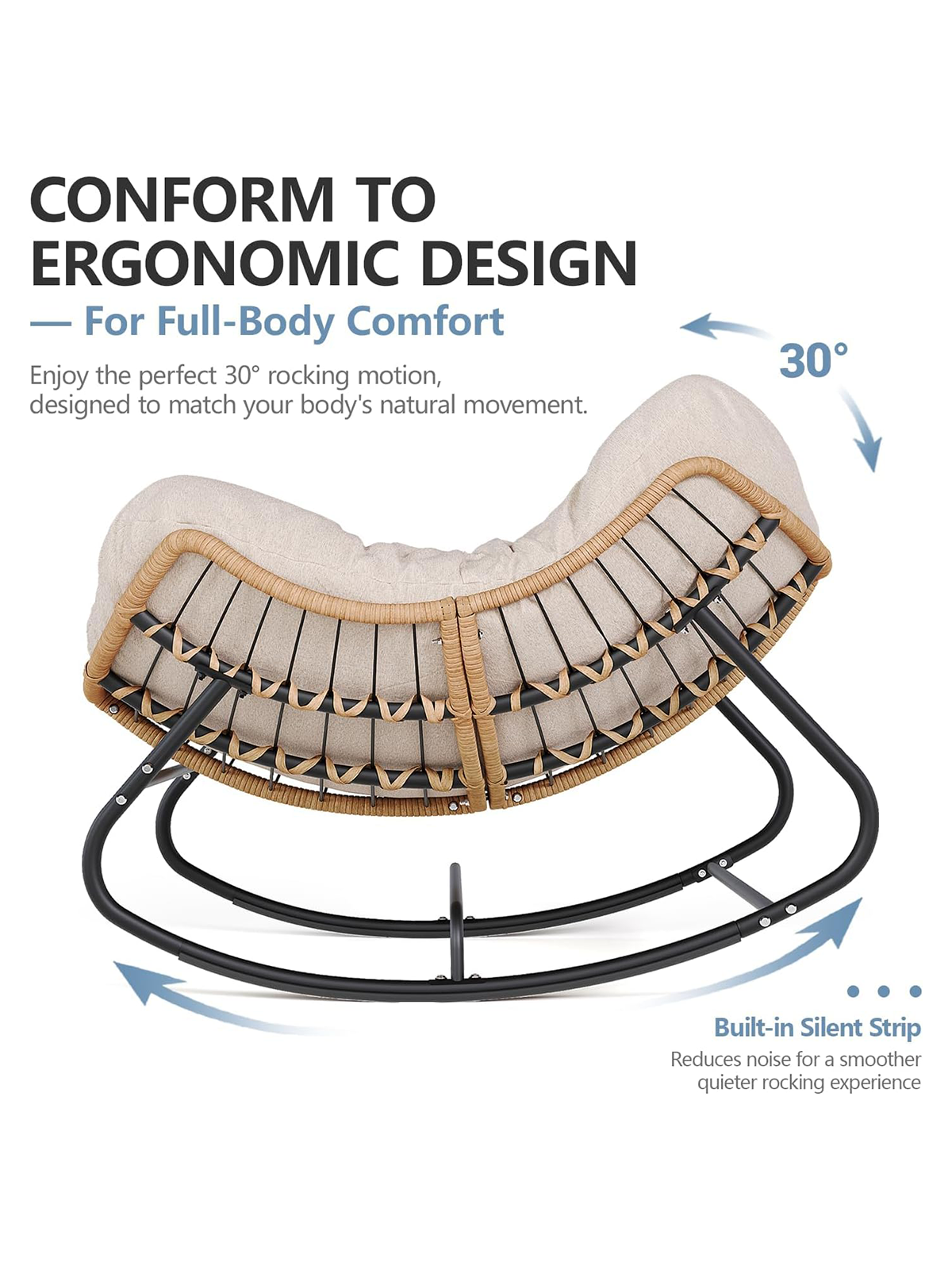 The Riviera Oversized Rocking Chair