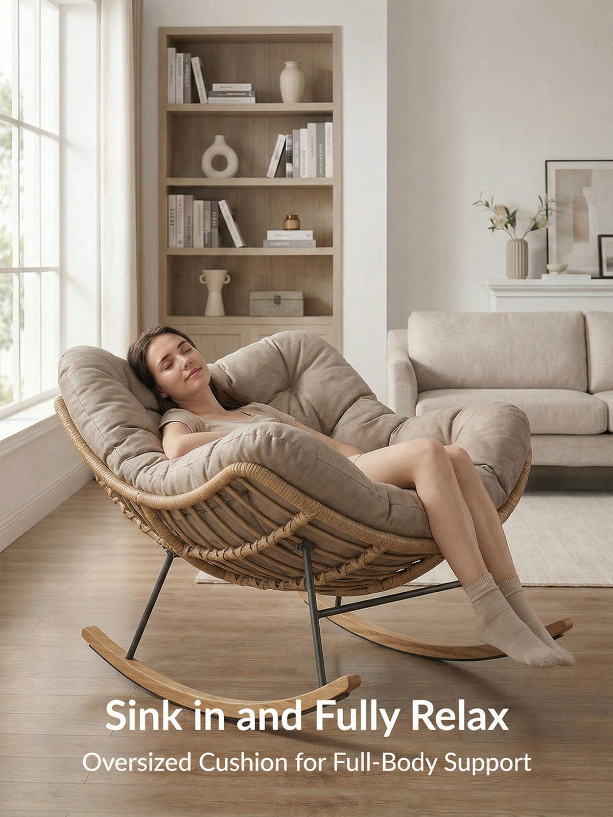 The Riviera Oversized Rocking Chair