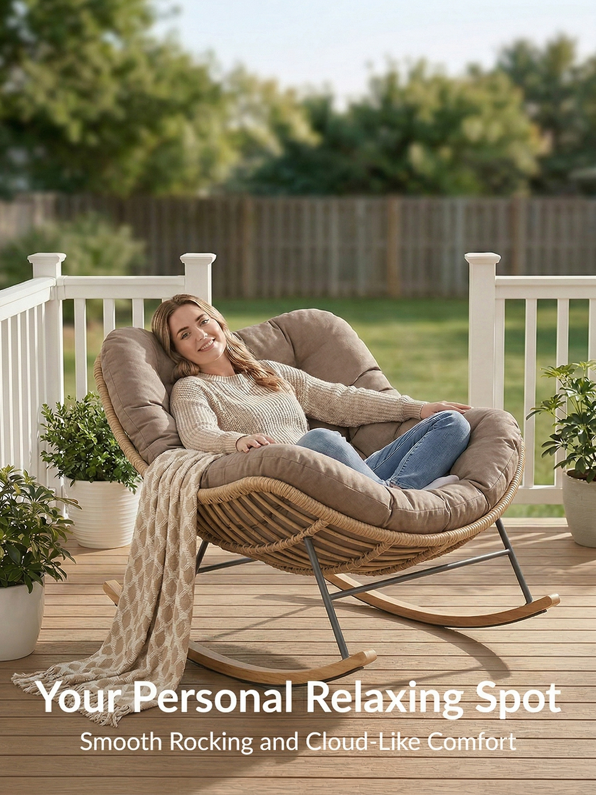 The Riviera Oversized Rocking Chair