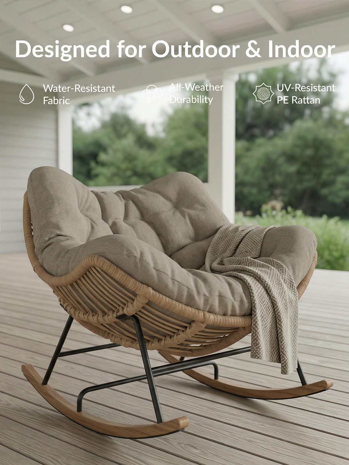 The Riviera Oversized Rocking Chair