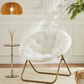 X-Large Faux Fur Saucer Chair