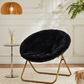 X-Large Faux Fur Saucer Chair