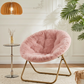 X-Large Faux Fur Saucer Chair